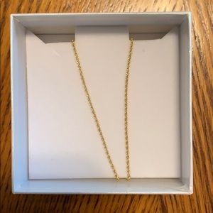 16” 14K good rope chain